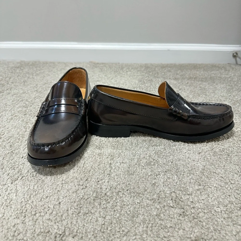 SOLD‼️ ALOHAS Women's Dark Brown Leather Loafers - Picture 4 of 4